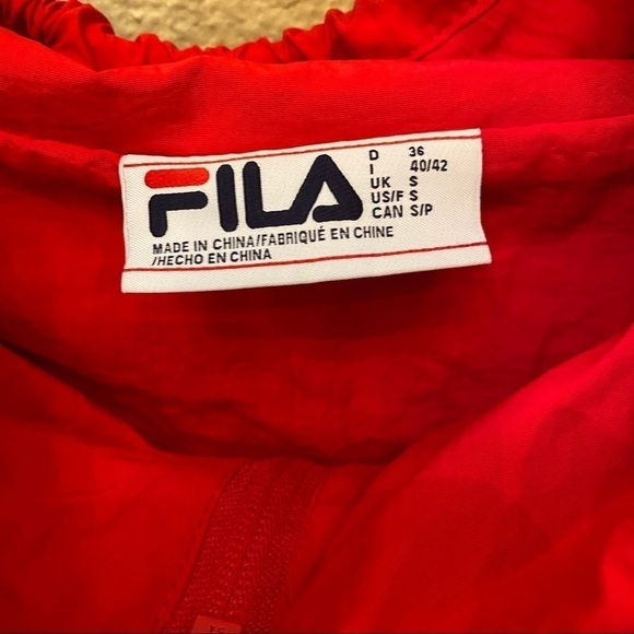 FILA Tessa Womens Color-Block Long Sleeve Top Size Small - Picture 10 of 11